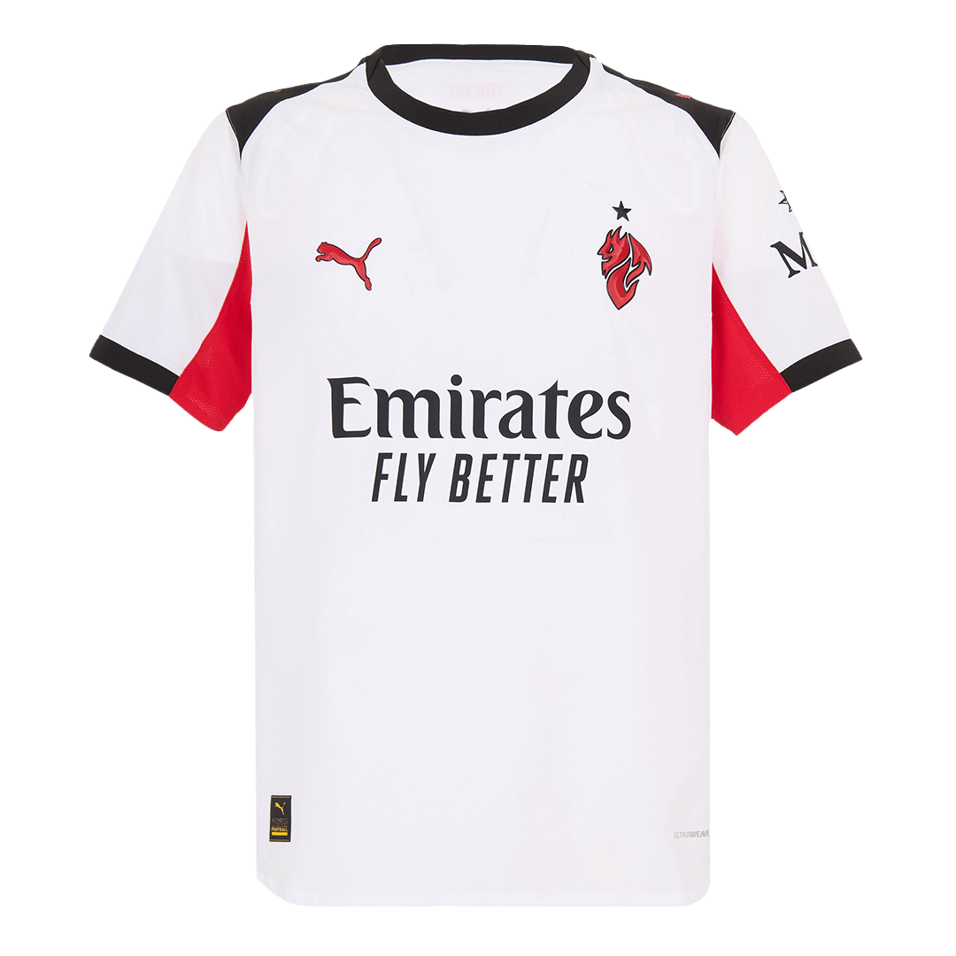 Camiseta de fútbol del AC Milan, versión visitante, temporada 2025/26