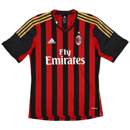 AC Milan 2013/14 Home Retro Soccer Jersey