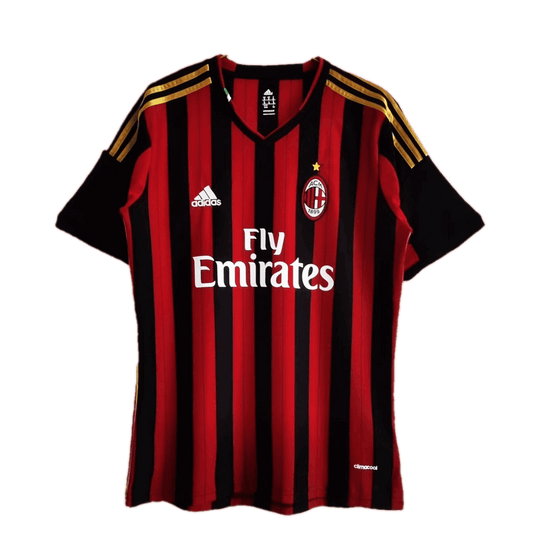 AC Milan 2013/14 Home Retro Soccer Jersey