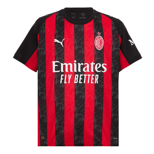 AC Milan Home Soccer Jersey 2025/26 Red&Black