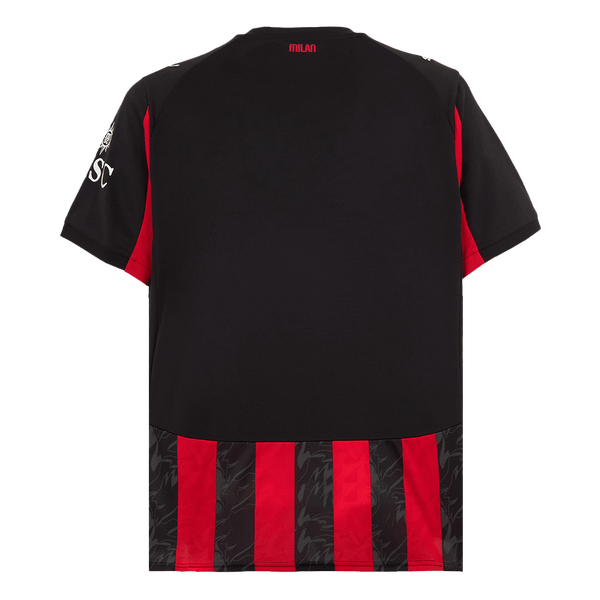 Camiseta de local del AC Milan 2025/26 roja y negra