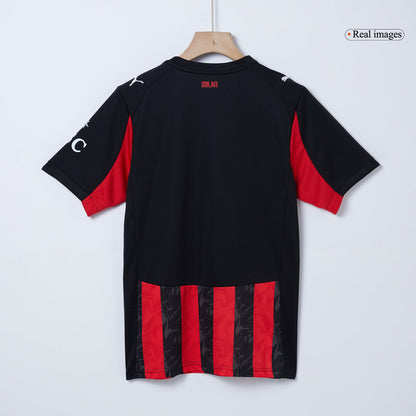Camiseta de local del AC Milan 2025/26 roja y negra