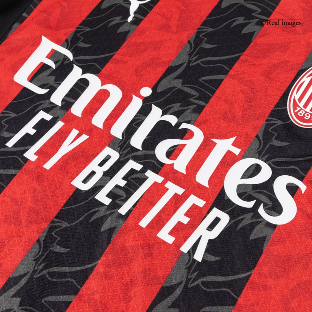AC Milan Home Player Version Soccer Jersey 2025/26