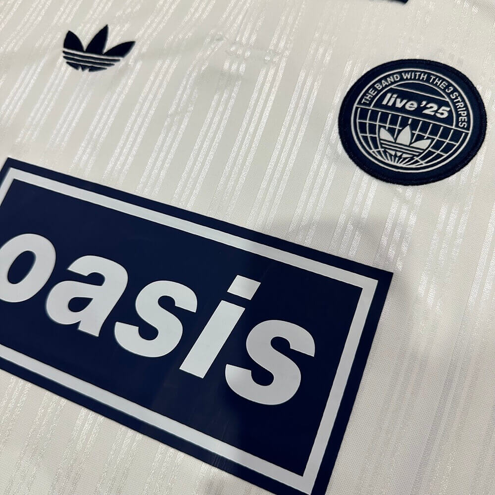 Ad x Oasis Tour White Jacquard Jersey | FansJerseyHub