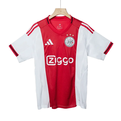 Camiseta de local del Ajax 2025/26 roja y blanca