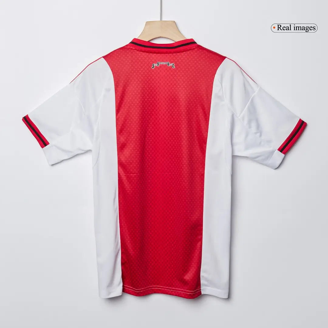 Camiseta de local del Ajax 2025/26 roja y blanca