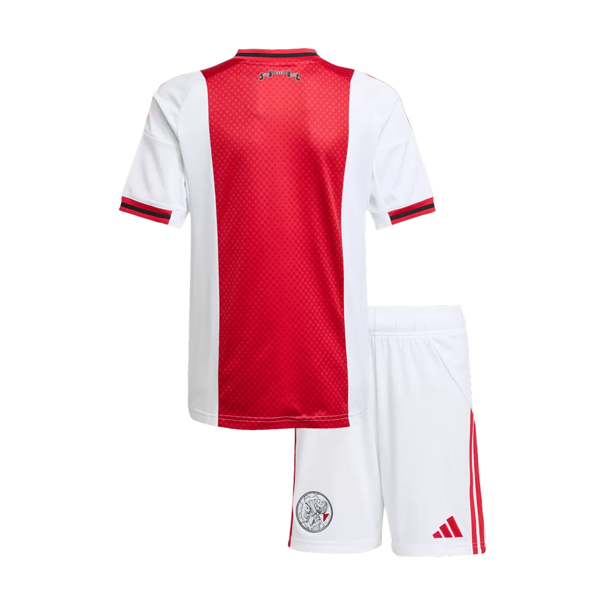 Equipación infantil de fútbol del Ajax para la temporada 2025/26 (camiseta + pantalón corto)