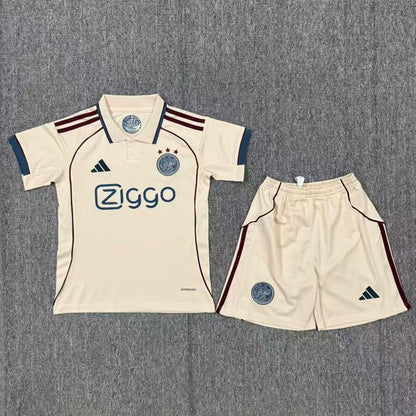 Ajax Kid's Third Away Soccer Kit - Jersey+Shorts 2025/26