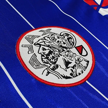 Retro Ajax Away Soccer Jersey 1989/90 Long Sleeve