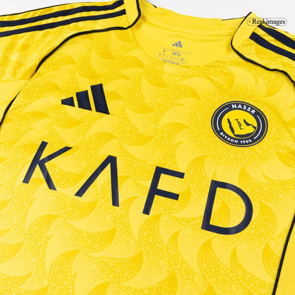 RONALDO #7 Al Nassr Home Soccer Jersey 2025/26