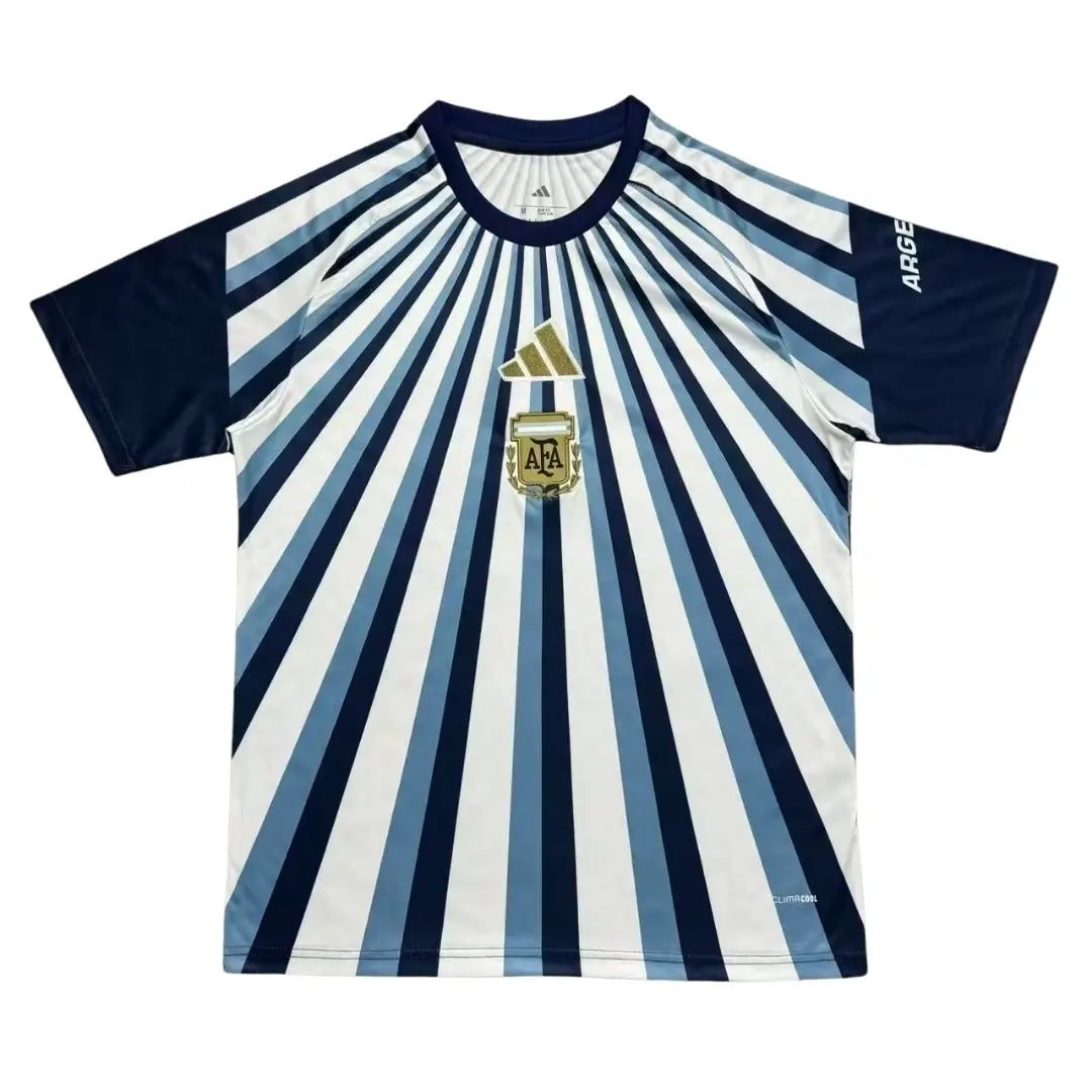 Camiseta de fútbol de calentamiento de Argentina Copa del Mundo 2026
