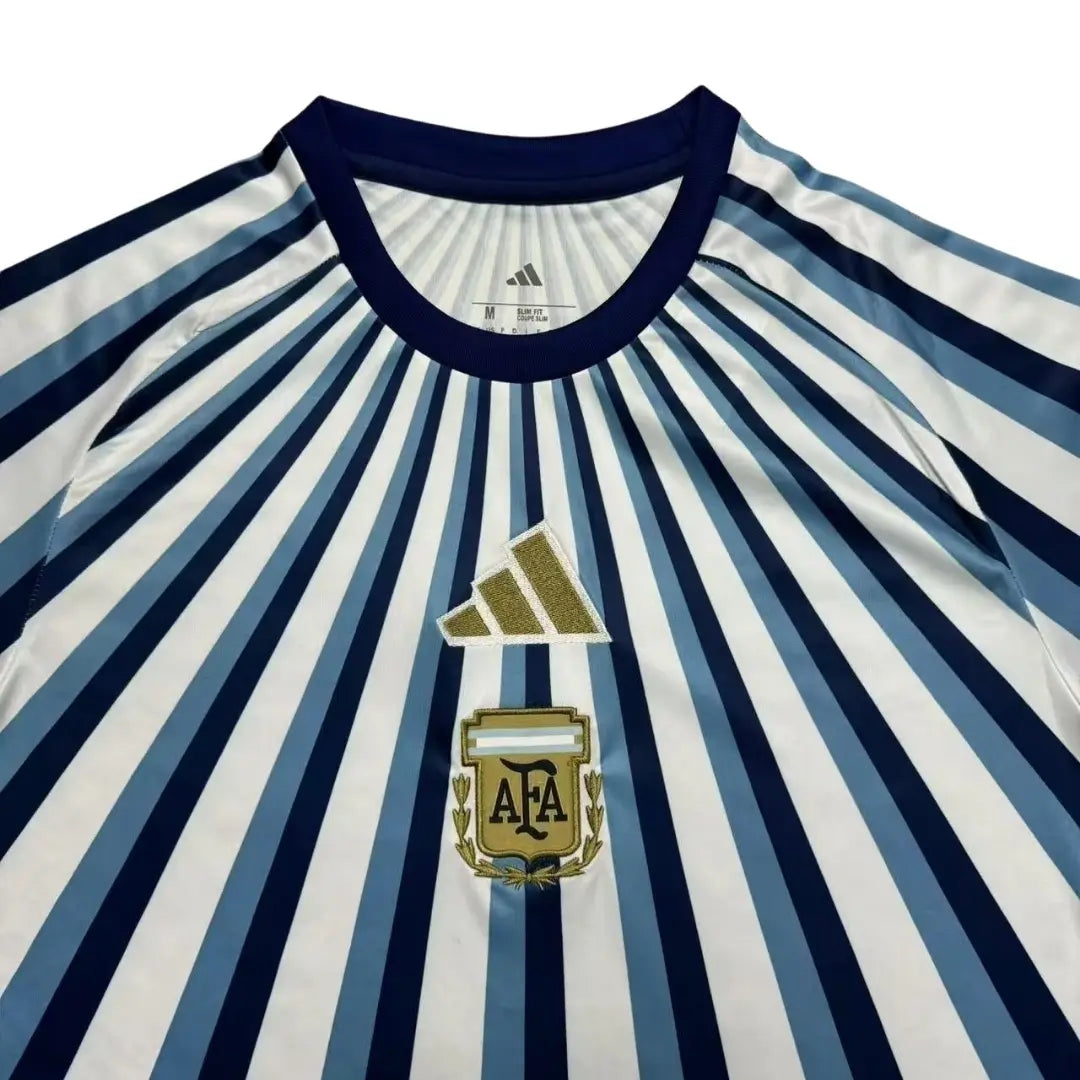 Camiseta de fútbol de calentamiento de Argentina Copa del Mundo 2026