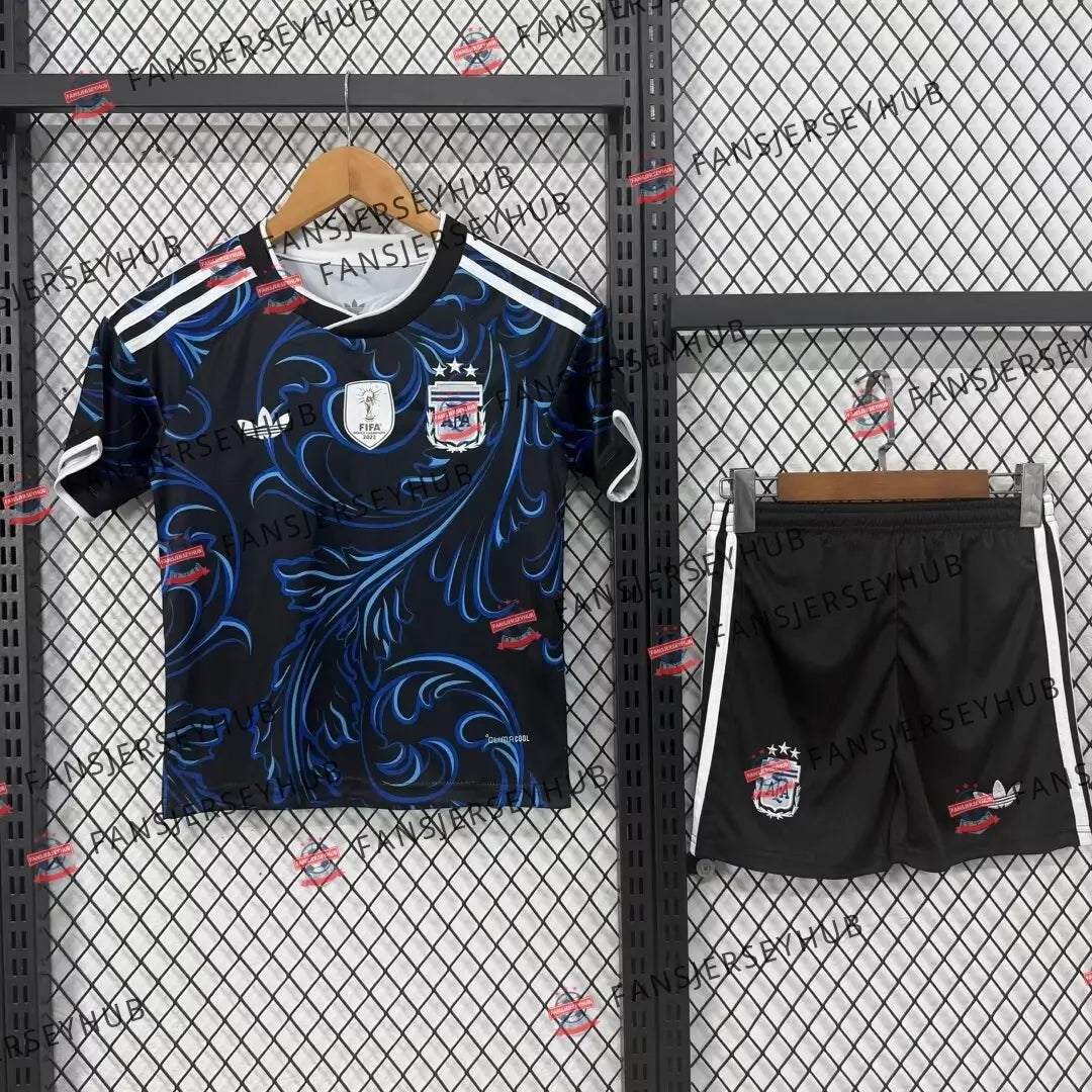 Messi #10 La Albiceleste Away Soccer Kit - Jersey + Shorts 2026 World Cup