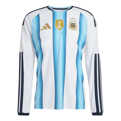 Argentina Player Version Long Sleeve Home Football Shirt 2026