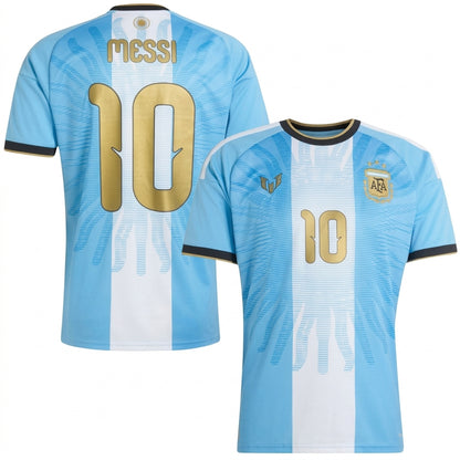 MESSI #10 Επετειακή φανέλα La Albiceleste, έκδοση Player, Παγκόσμιο Κύπελλο 2026, Μπλε