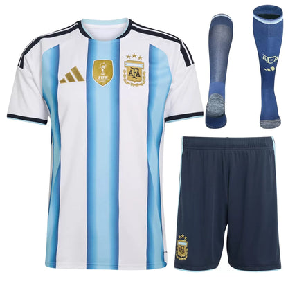 Argentina Home Full Soccer Jersey Kit 2026 World Cup