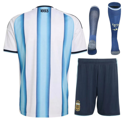 Argentina Home Full Soccer Jersey Kit 2026 World Cup