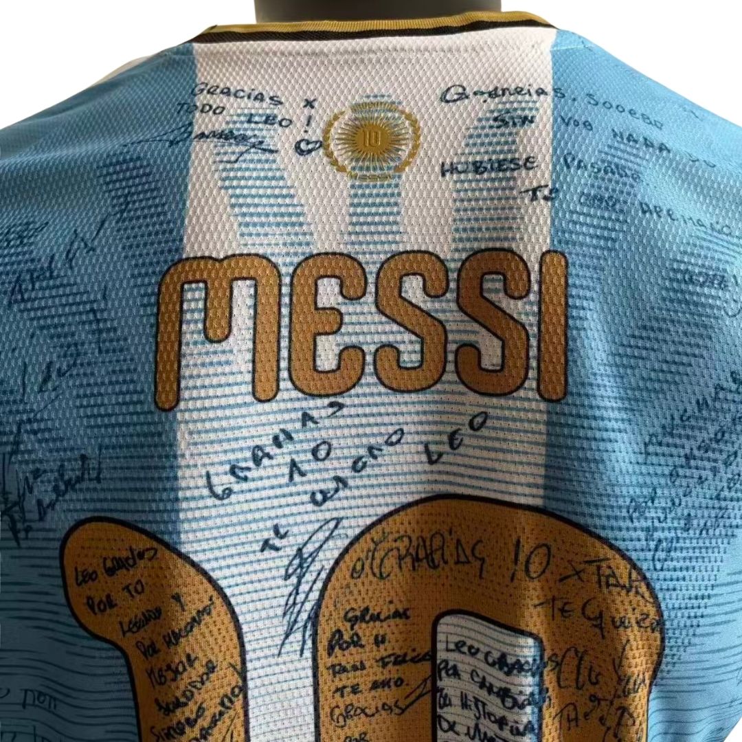 Signiertes MESSI #10 Argentinien X Messi Player Version Trikot 2026