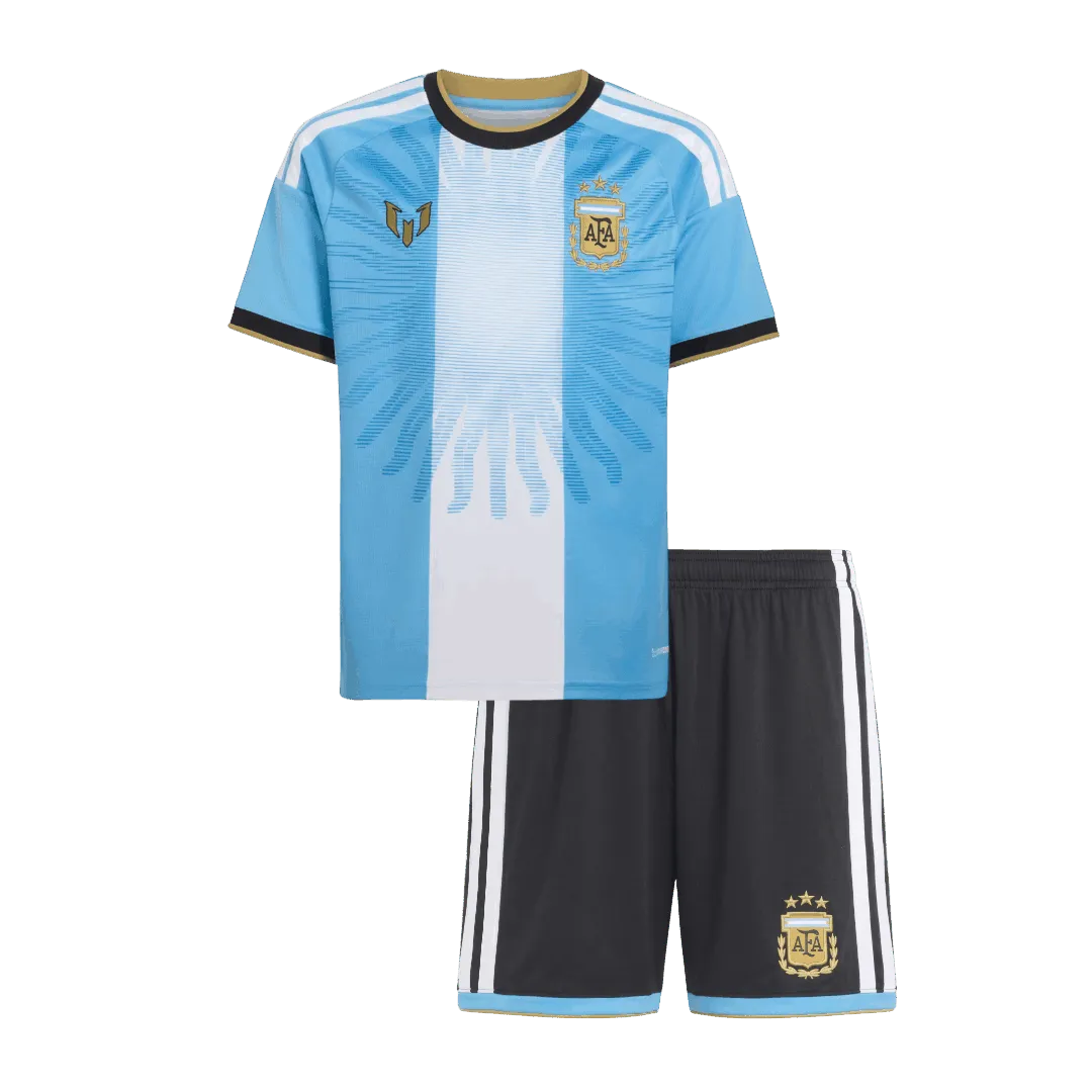 Kid's Argentina x Messi Home Jersey Kit - Jersey+Shorts 2026