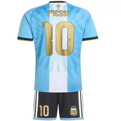 Kit de camiseta local de Argentina para niños (Camiseta y pantalones cortos 2026)