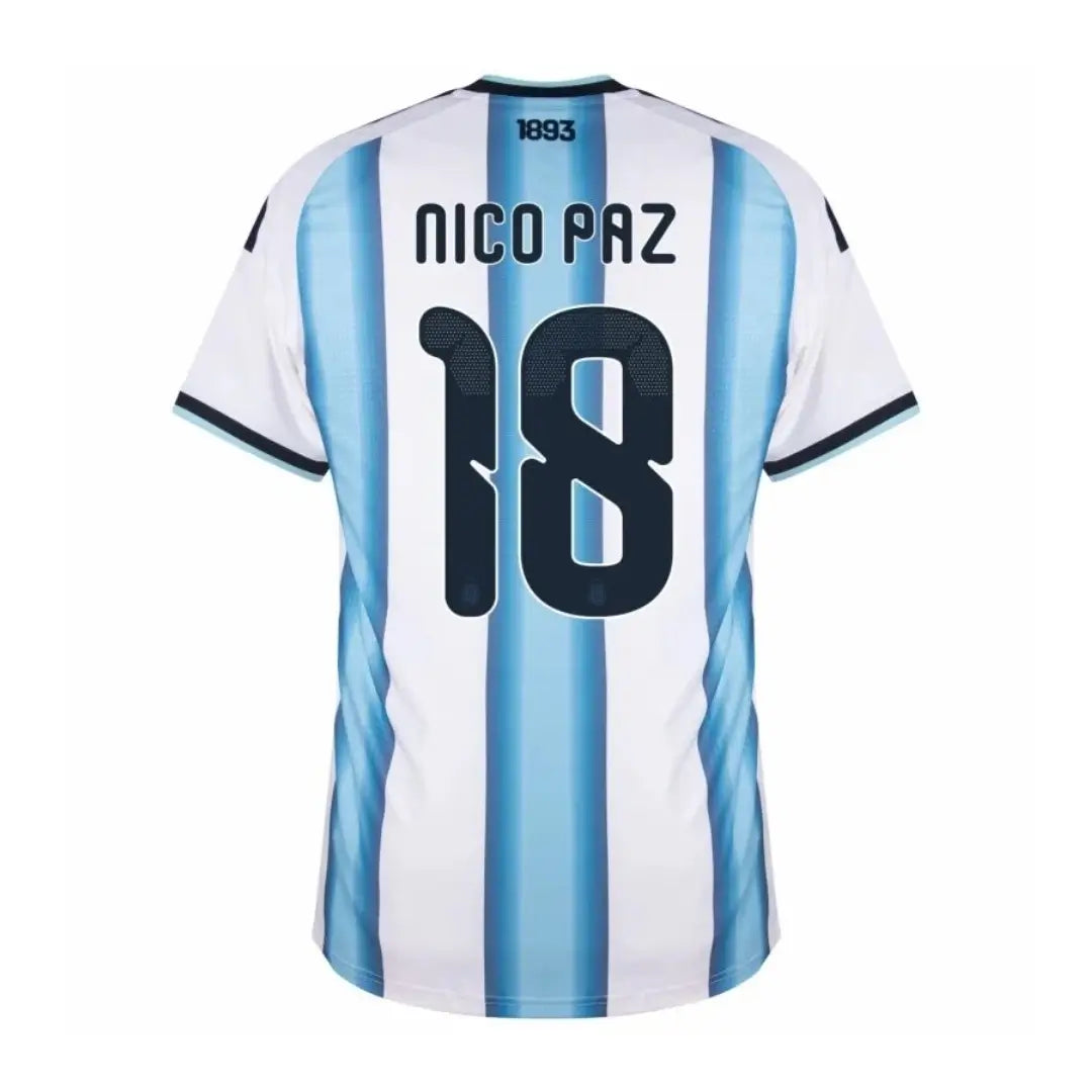 Maillot domicile de l'Argentine, Nico Paz n° 18, Coupe du Monde 2026