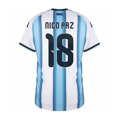 Maillot domicile de l'Argentine, Nico Paz n° 18, Coupe du Monde 2026
