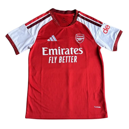 Camiseta de fútbol local del Arsenal #26 Campeones 2026/27 con escudo