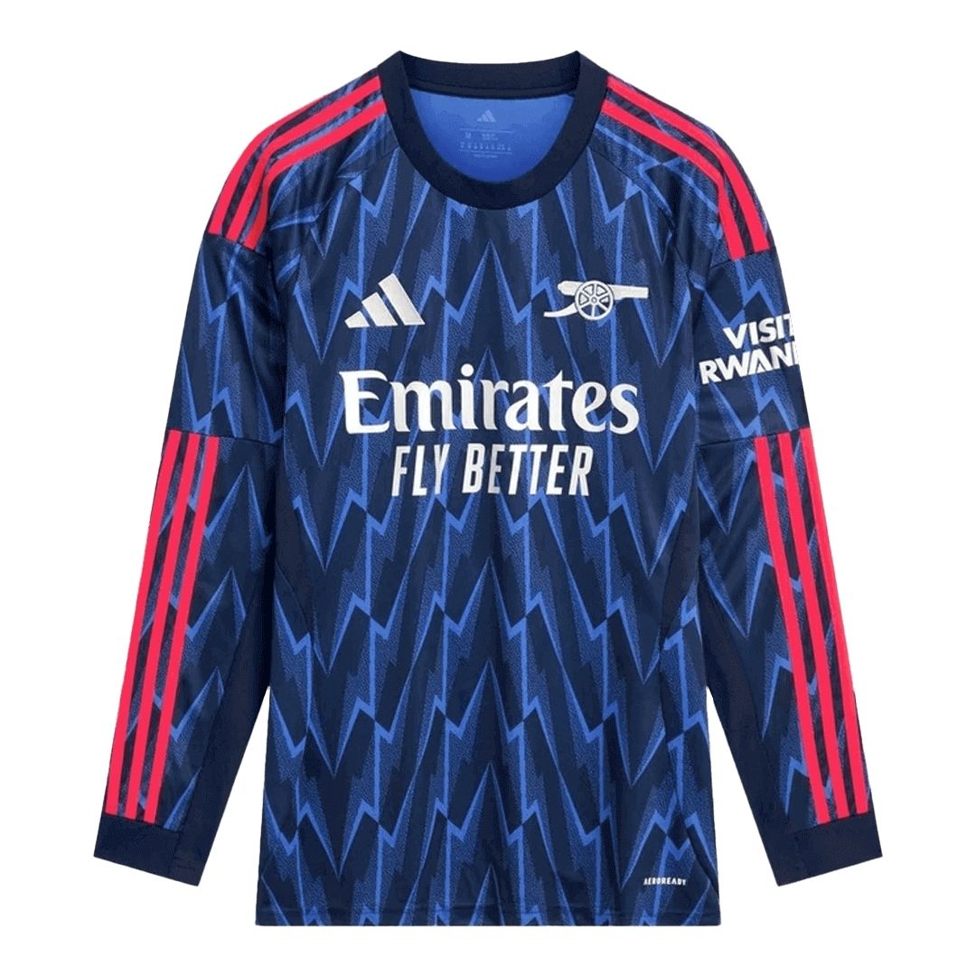 Arsenal Away Long Sleeve Soccer Jersey 2025/26