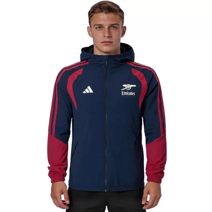 Arsenal Hoodie Windbreaker Jacket Navy 2026/27