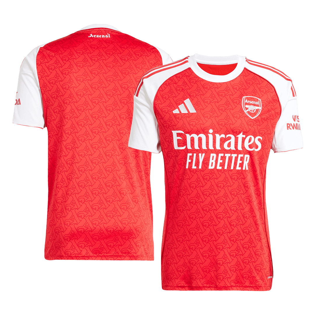 Camiseta de fútbol del Arsenal para la temporada 2025/26, roja