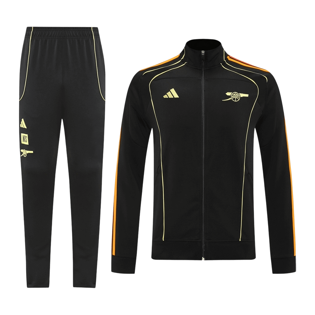 Arsenal Training Tracksuit 2025/26 Black