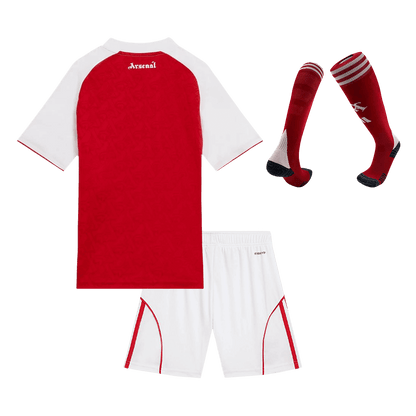 Arsenal Kid's Home Soccer Full Kit 2025/26 - Jersey+Shorts+Socks