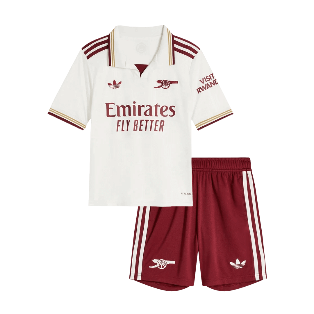 Arsenal Kid's Third Away Kit - Jersey+Shorts 2025/26