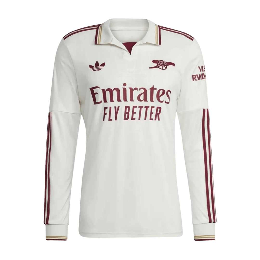Arsenal Third Away Long Sleeve Soccer Jersey 2025/26