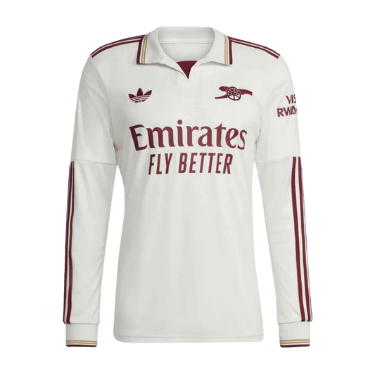 Arsenal Third Away Long Sleeve Soccer Jersey 2025/26