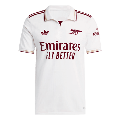 Camiseta de fútbol del Arsenal, tercera equipación visitante, versión jugador, temporada 2025/26