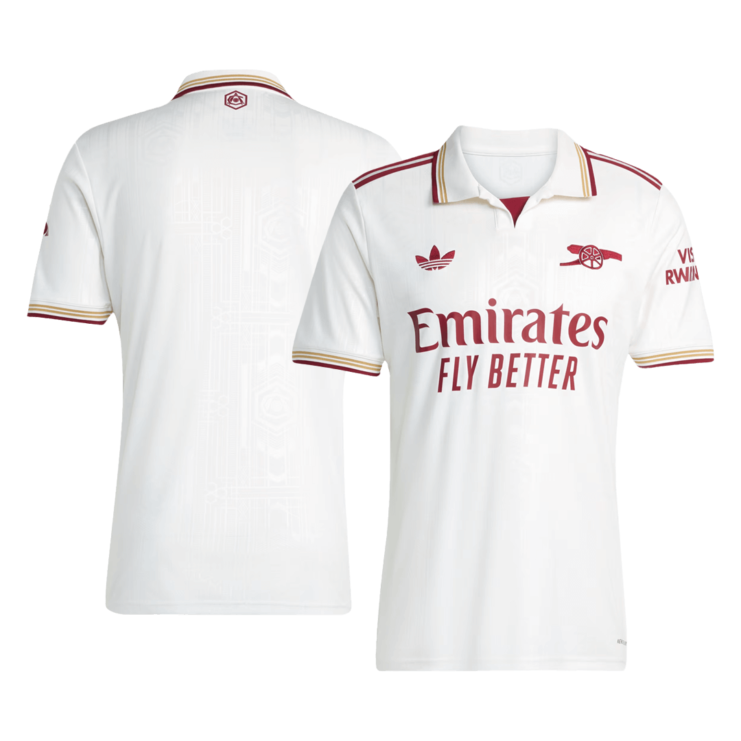 Camiseta de visitante del Arsenal, tercera equipación, temporada 2025/26