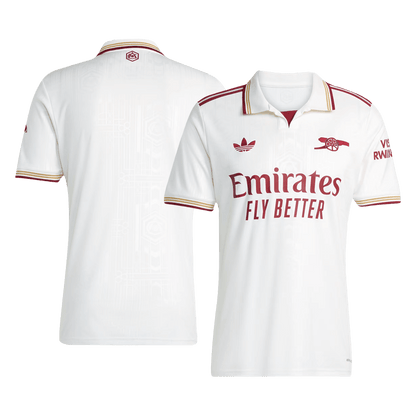 Camiseta de visitante del Arsenal, tercera equipación, temporada 2025/26