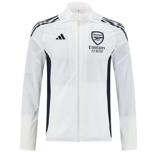 Arsenal Windbreaker Jacket White 2025/26