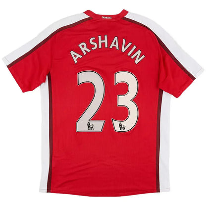 Arshavin n° 23 Arsenal Maillot de football rétro domicile 2008/10
