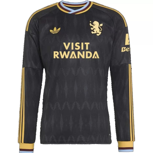 Aston Villa Away Long Sleeve Soccer Jersey 2026/27