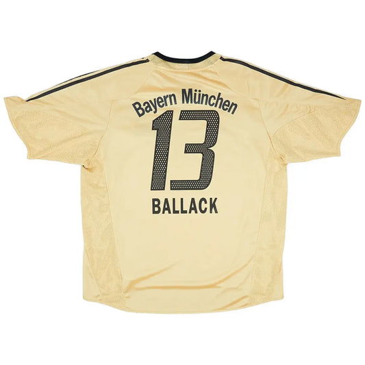 BALLACK #13 Bayern Munich 2004/05 Away Retro Football Jersey