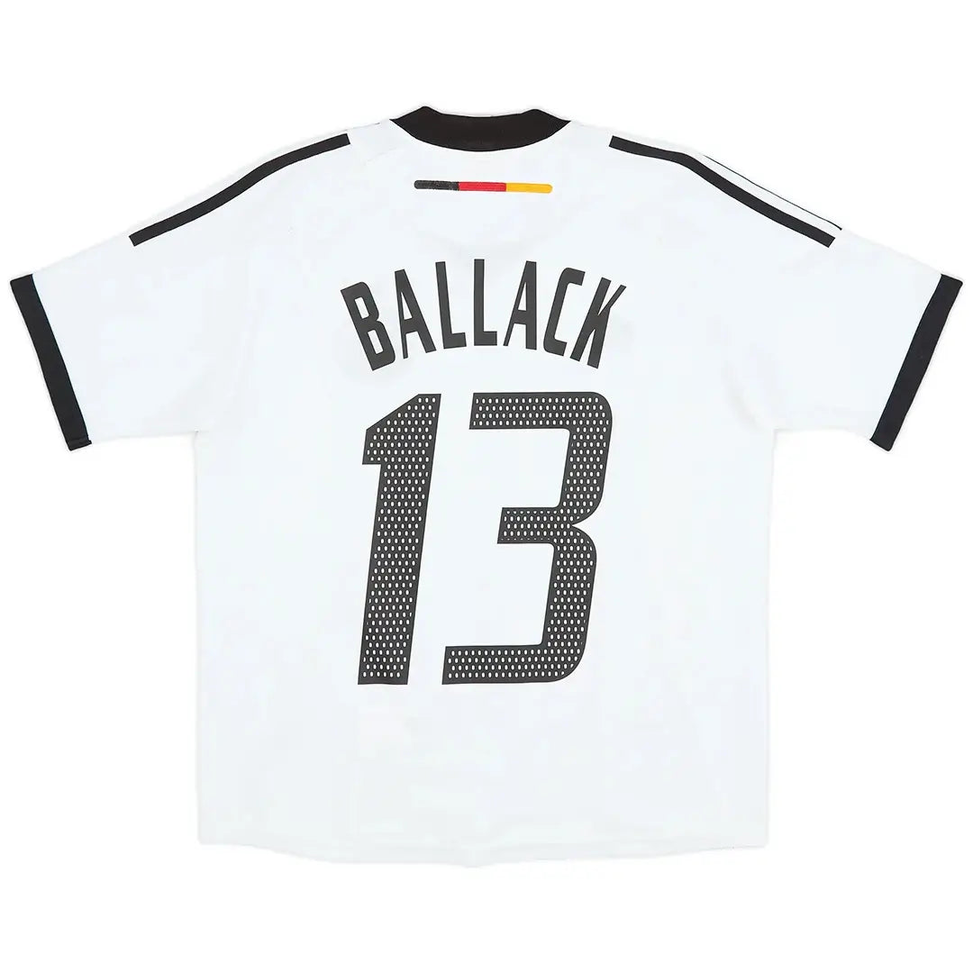 Maillot domicile rétro Allemagne BALLACK n° 13 2002