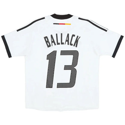 Maillot domicile rétro Allemagne BALLACK n° 13 2002
