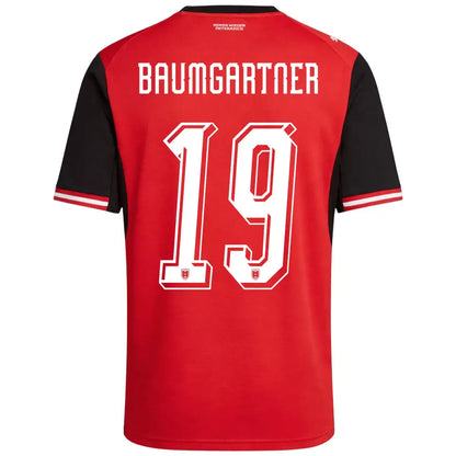 Maillot domicile de l'Autriche, Baumgartner n° 19, Coupe du Monde 2026