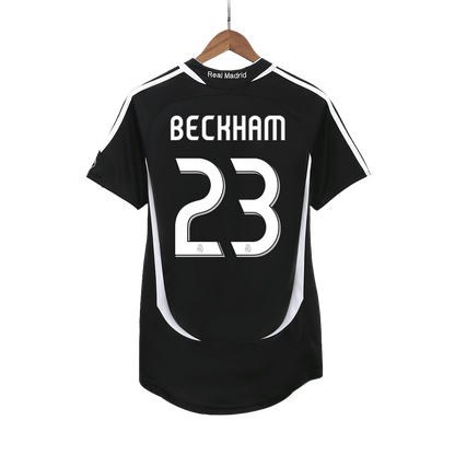 Camiseta retro de visitante del Real Madrid 2006/07 de Beckham #23
