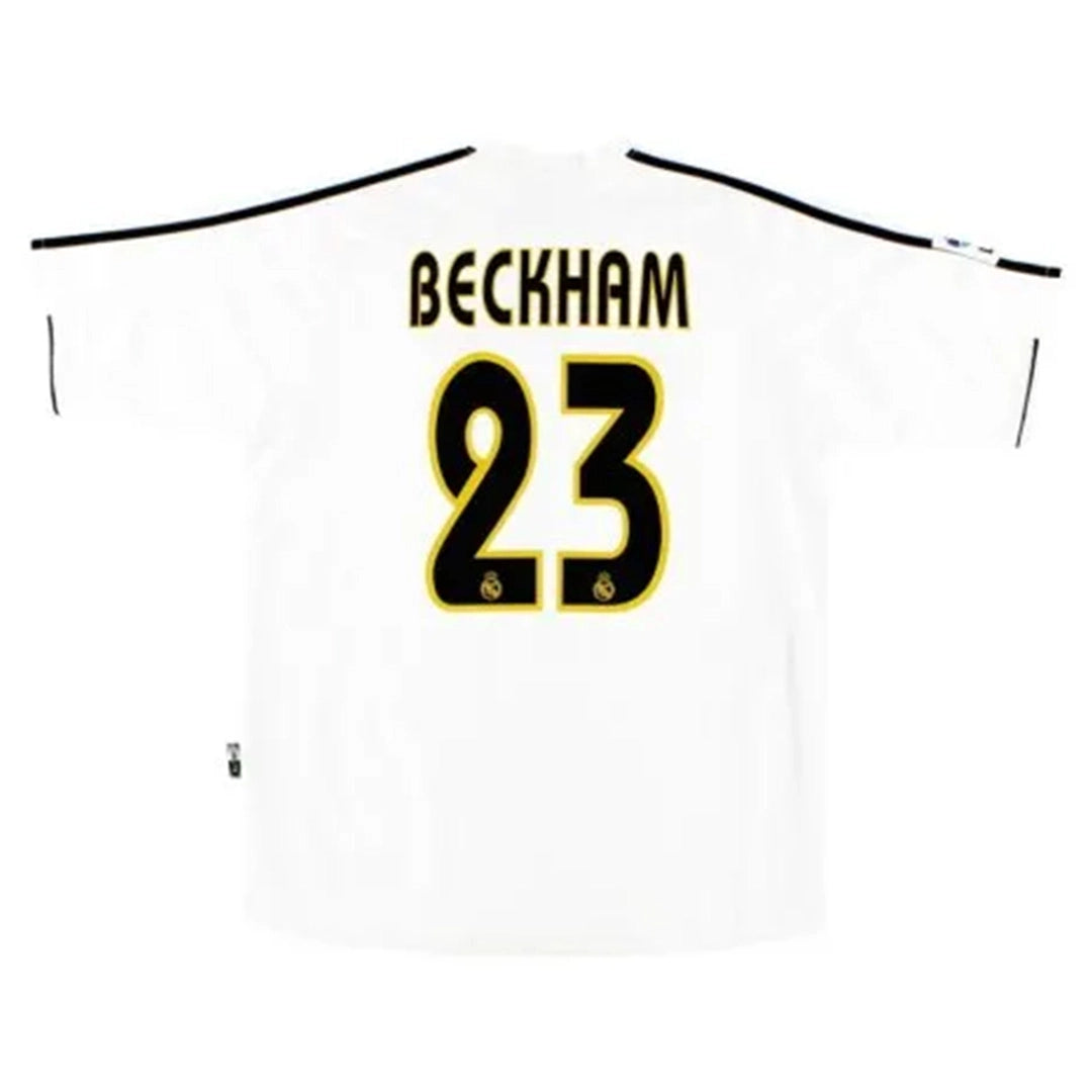 Maillot de football rétro domicile Real Madrid 2003/04 BECKHAM #23