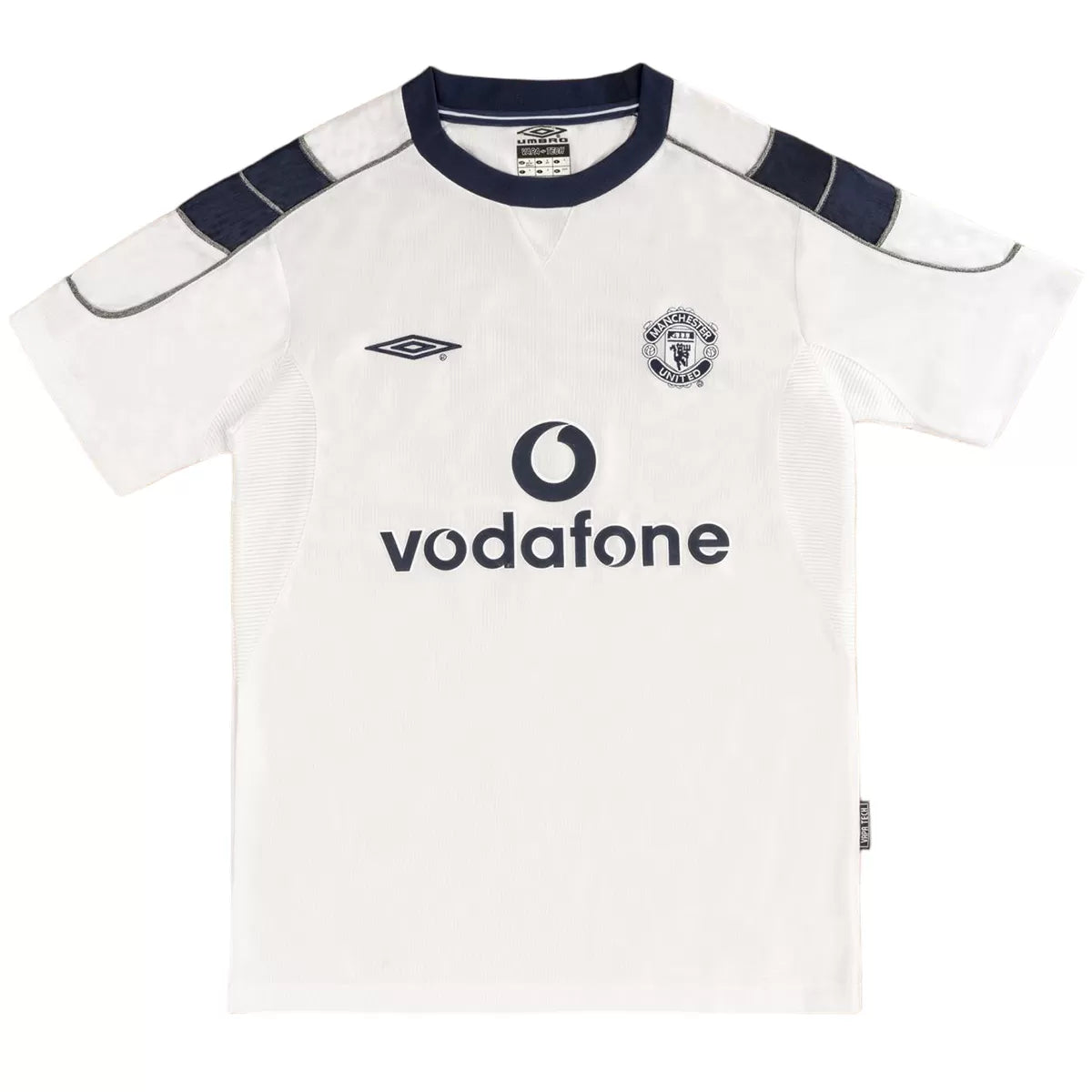 Camiseta retro de fútbol de visitante del Manchester United 2000/01