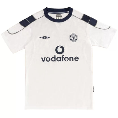 Camiseta retro de fútbol de visitante del Manchester United 2000/01