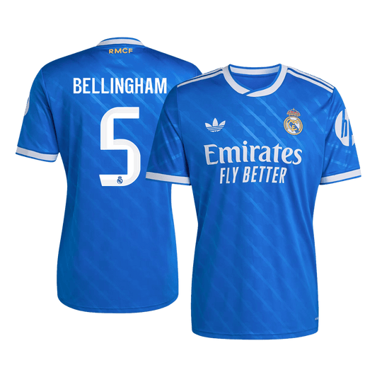 BELLINGHAM #5 Real Madrid Third Away Soccer Jersey 2025/26